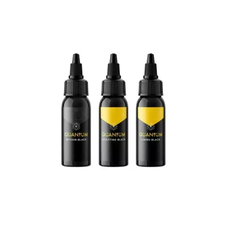 Quantum Tattoo Gold Label Melno Toņu Pigmenti