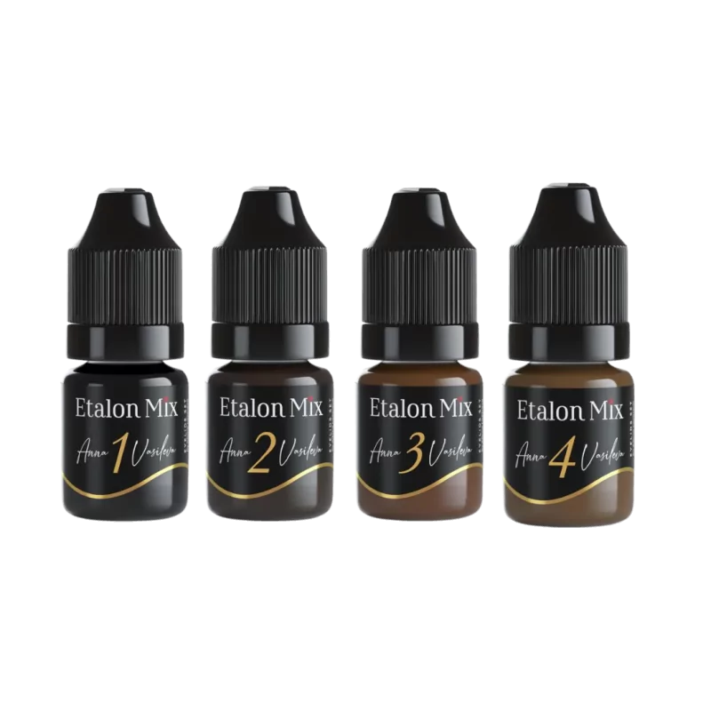 Etalon Mix Annas Vasiļevas Acu Zīmuļa Pigmentu Komplekts (4x5ml)