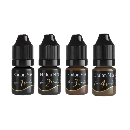 Etalon Mix Annas Vasiļevas Acu Zīmuļa Pigmentu Komplekts (4x5ml)