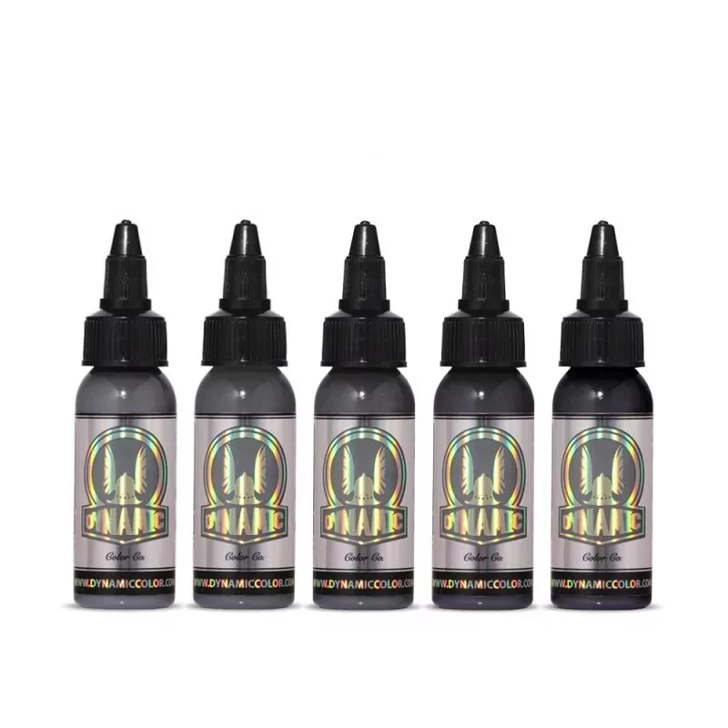 Dynamic Tattoo Ink Viking Line Pelēkie toņi (30/120ml) REACH 2022 Approved