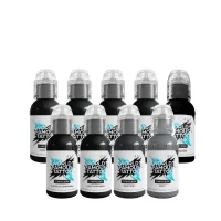 World Famous Ink Limitless Line Grey Shade Pigments (30ml)