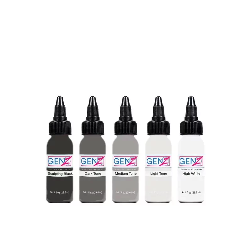 Intenze Bob Tyrrell Advanced Black & Grey pigmenti (30ml) REACH Approved
