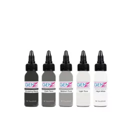 Intenze Bob Tyrrell Advanced Black & Grey pigmenti (30ml) REACH Approved