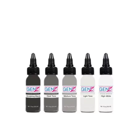 Intenze Bob Tyrrell Advanced Black & Grey Pigments (30ml) REACH Approved