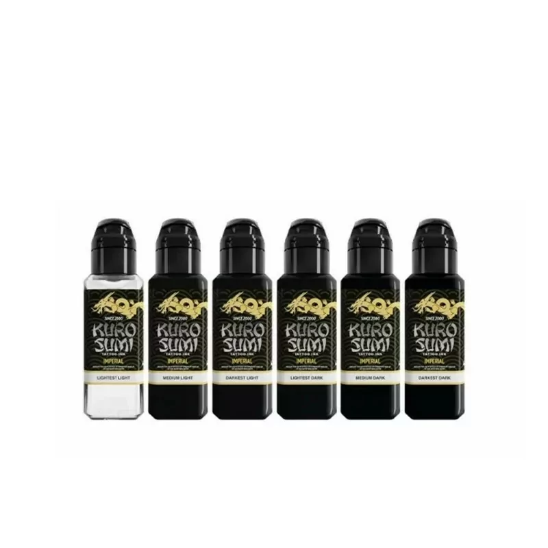 Kuro Sumi Marta Make Fine Art Melns un pelēks krāsu komplekts (6x44ml) REACH 2022 Approved