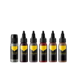 Quantum Tattoo Gold Label Brūno toņu pigmenti (30ml) REACH Approved
