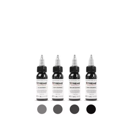 XTreme InkBlack Graywash Set (4x30ml)