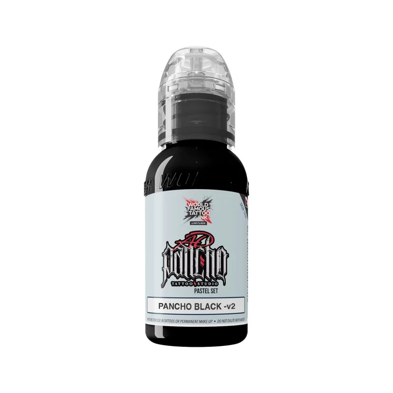 World Famous Ink Limitless Pigmentu Līnijas Pancho Black V2 (30ml)