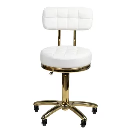 Cтул Косметический Gold AM-961 (белый)