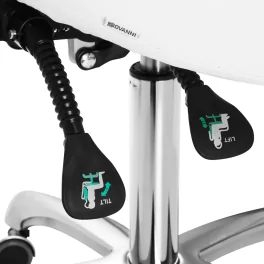 GIOVANNI Cosmetic Stool 1004 (White)