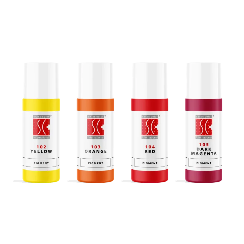 Swiss Color Organic Corrector Pigments Set (4x5ml)