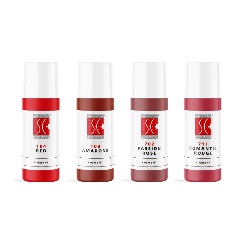 Swiss Color Lip Blush Lūpu Komplekts (4x5ml)
