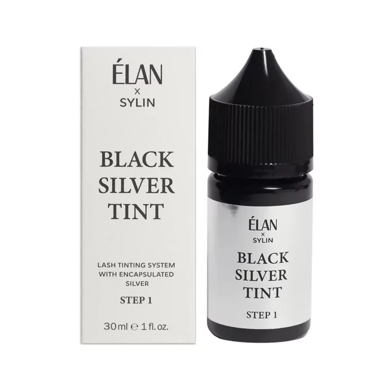 Elan Black Silver Skropstu krāsošana 1 Solis (30ml)