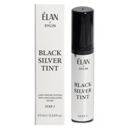 Elan Black Silver Skropstu krāsošana 2 Solis (10ml)