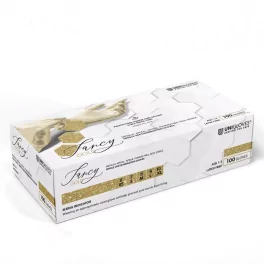 UNIGLOVES Fancy Nitrila Cimdi Zelts (100gab)