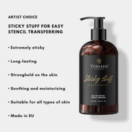 Yumain Sticky Stuff Tetovējumu trafaretu pārneses želeja (250ml)