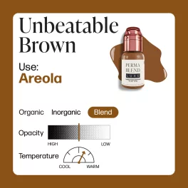 Perma Blend Luxe Vicky Martin Unstoppable Пигменты для Aреолы – Unbeatable Brown (15мл)