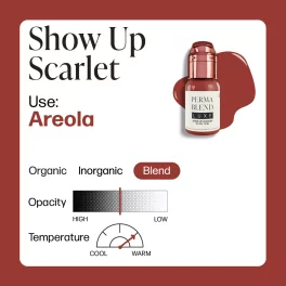 Perma Blend Luxe Vicky Martin Unstoppable Areola Pigments – Show Up Scarlet (15ml)