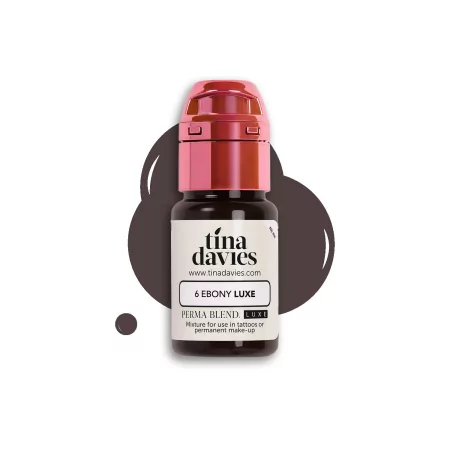 Tina Davies I ❤️ INK Uzacīm Pigmneti – 6 Ebony LUXE (15ml)