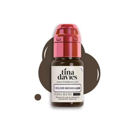 Tina Davies I ❤️ INK Пигменты для бровей – 5 Bolder Brown LUXE (15мл)