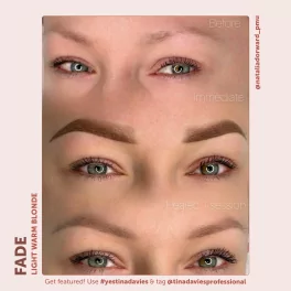 Tina Davies FADE Eyebrow Pigments – Light Warm Blonde (15ml)