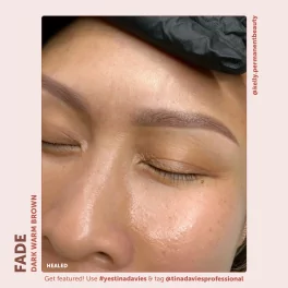 Tina Davies FADE Пигменты для бровей – Dark Warm Brown (15мл)