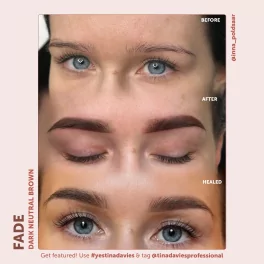 Tina Davies FADE Uzacu Pigmenti – Dark Neutral Brown (15ml)