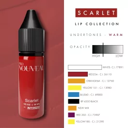 Pro Nouveau Lip Pigments By Intenze - Scarlet (15ml)