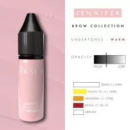 Pro Nouveau Blush Lūpu Pigmenti by Intenze - Jennifer (15ml)