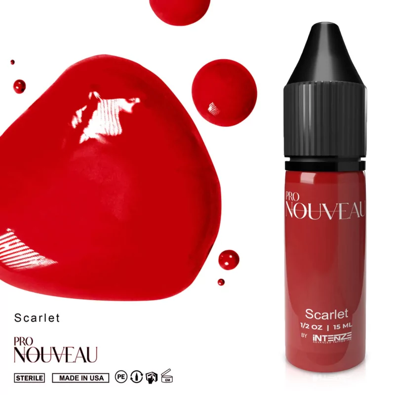 Pro Nouveau Пигменты для губ By Intenze - Scarlet (15ml)