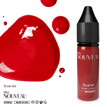 Pro Nouveau Пигменты для губ By Intenze - Scarlet (15ml)