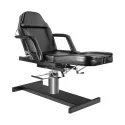 Hydraulic Cosmetic Chair with Split Footrest (Black/Grey/White)