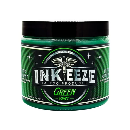 Inkeeze Green Vert Мазь После Ухода За Татуировками (454g) Inkeeze Green Vert Мазь После Ухода За Татуировками (454g)