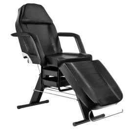 Cosmetic Tattoo Chair with Litter Boxes (Black/Grey)