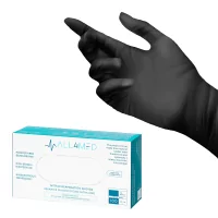 All4med Vienreizlietojami Nitrila Cimdi, Melni (100 gab.)