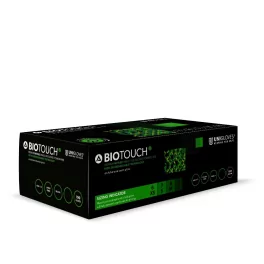 Unigloves Bio Touch Black Nitrile Biodegradable Gloves (L)