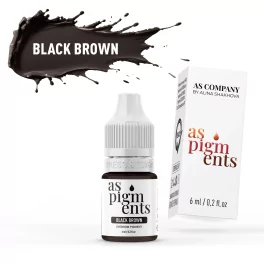 AS COMPANY Black Brown (AS Pigments) - 6ml/12ml