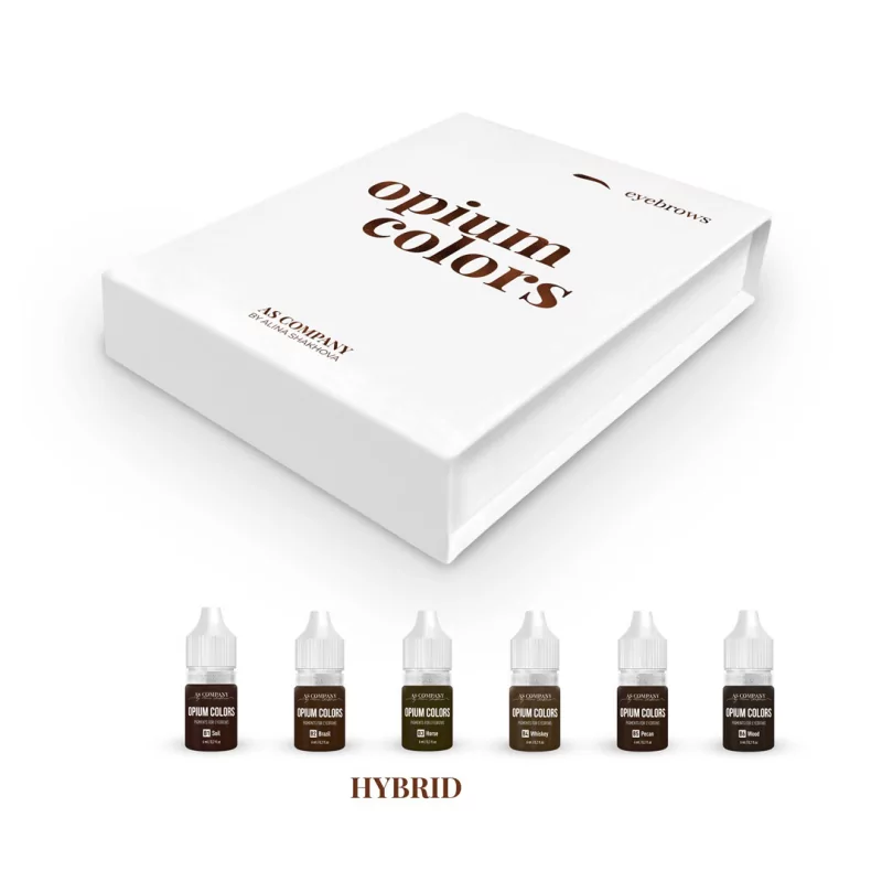 AS COMPANY Opium Colors Eyebrow Hybrid Set (6x6ml)