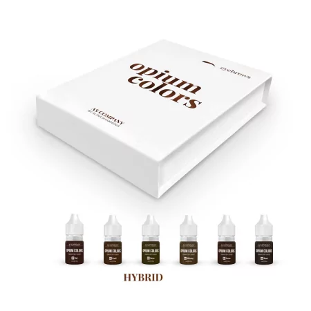 AS COMPANY Opium Colors Eyebrow Hybrid Komplekts (6x6ml)