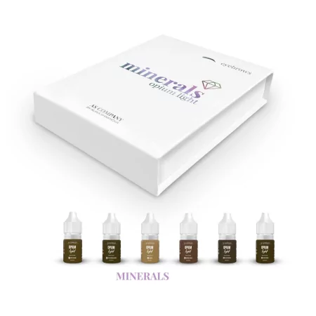 AS COMPANY Opium Light Eyebrow Mineral Komplekts (6x6ml)