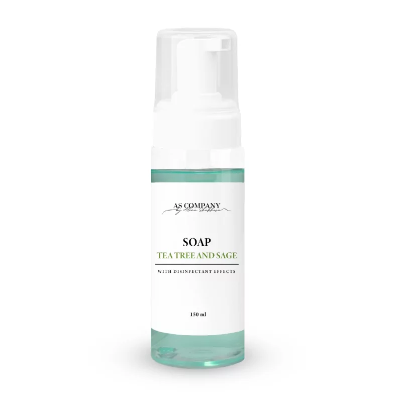 AS COMPANY Tea Tree And Sage Очищающая пена (150ml)