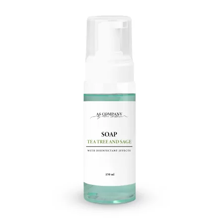 AS COMPANY Tea Tree And Sage Очищающая пена (150ml)