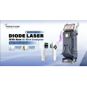 Diodes Lāzerepilācijas Iekārta ar Diviem Rokturiem + Adas Analīze (Tumši zila, Balta)