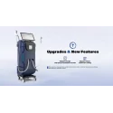 Diode Laser Hair Removal Machine with Two Handles + Skin Analysis (Dark blue, White)