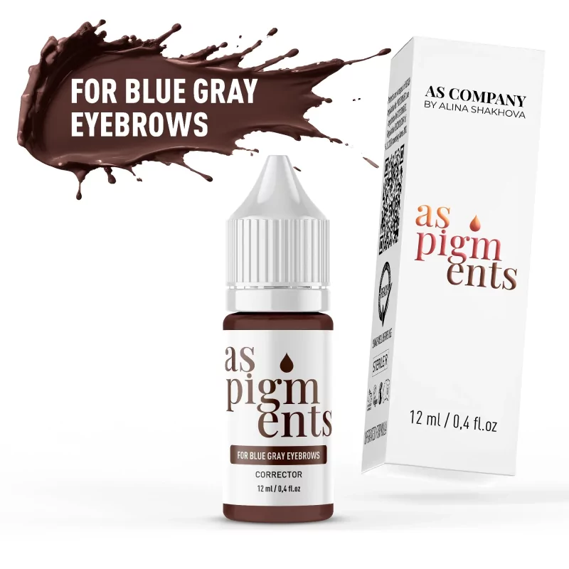 AS COMPANY For Blue Gray Eyebrows/Corrector (AS Pigments) – 6ml/12ml