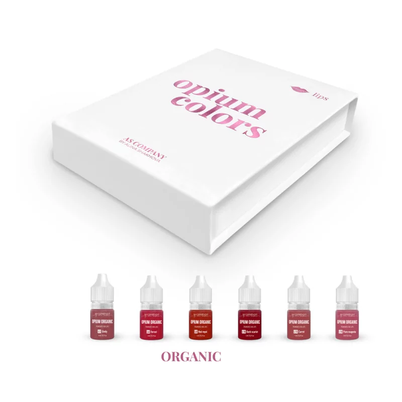 AS COMPANY Opium Colors Organic Lip Set (6x6ml)