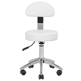 Cosmetic Stool 304P White