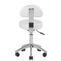 Cosmetic Stool 304P White