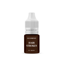 AS COMPANY Uzacu Komplekts Hair Strokes Hybrid uz Organiskas Bāzes (7x6ml)