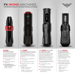 FK Irons ONE Adjust Stealth Tattoo Machine